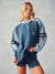 MIDWEIGHT SWEATS STAPLE CONTRAST BAND CREWNECK - HAMMOCK