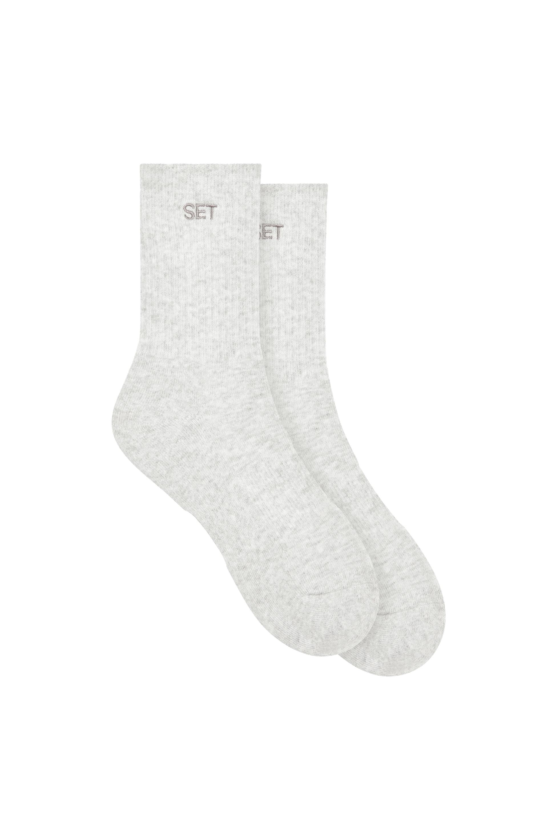 SET SOCKS HEATHER GREY - Main Image