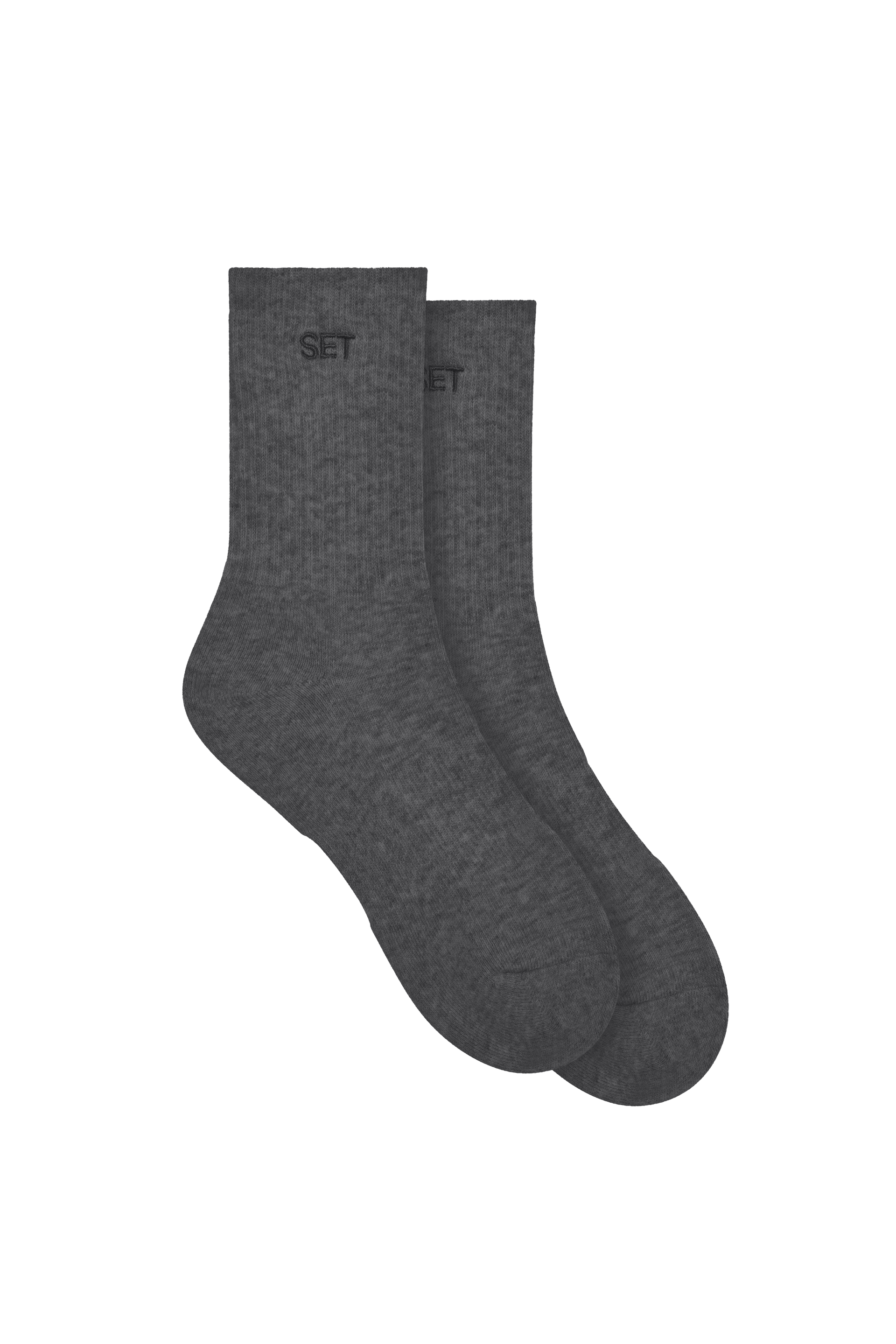 SET™ SOCKS IN PEPPER HEATHER GREY