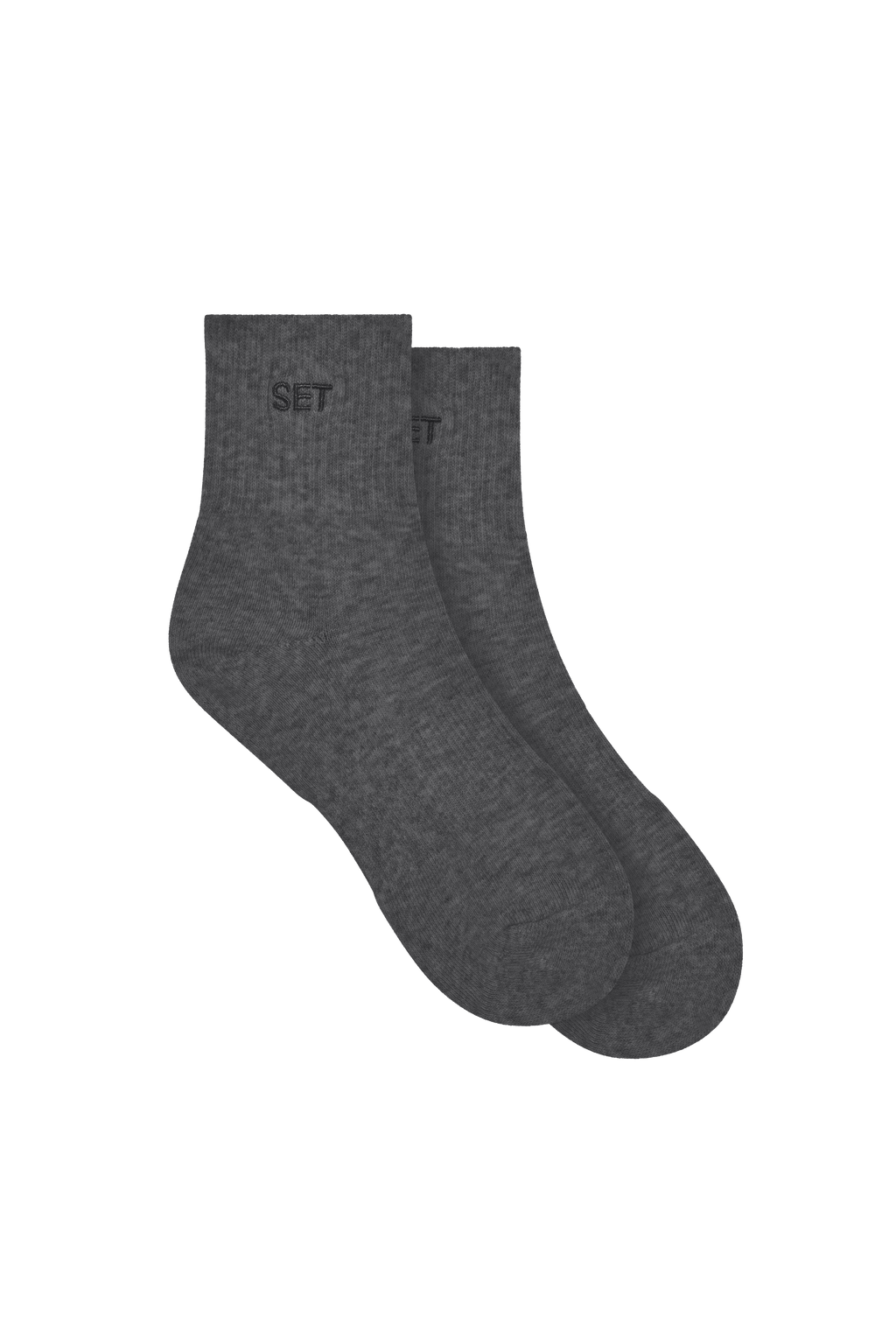 SET SHORTY SOCKS - PEPPER HEATHER GREY Featured Image