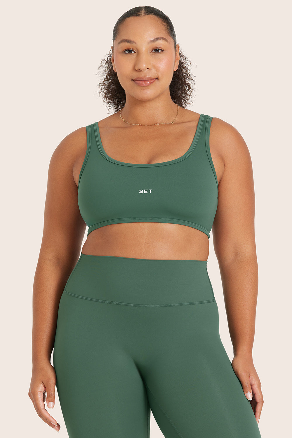 AIRLUXE™ BREATHE SCOOP BRA - JUNIPER Featured Image