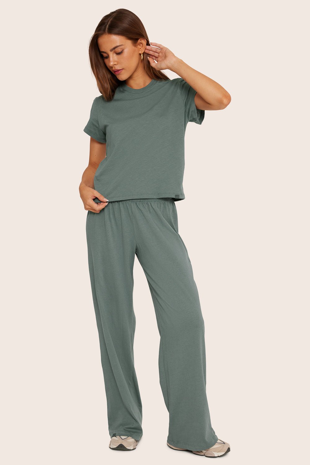 SET™ HEAVY COTTON EASY PANTS IN WAVE