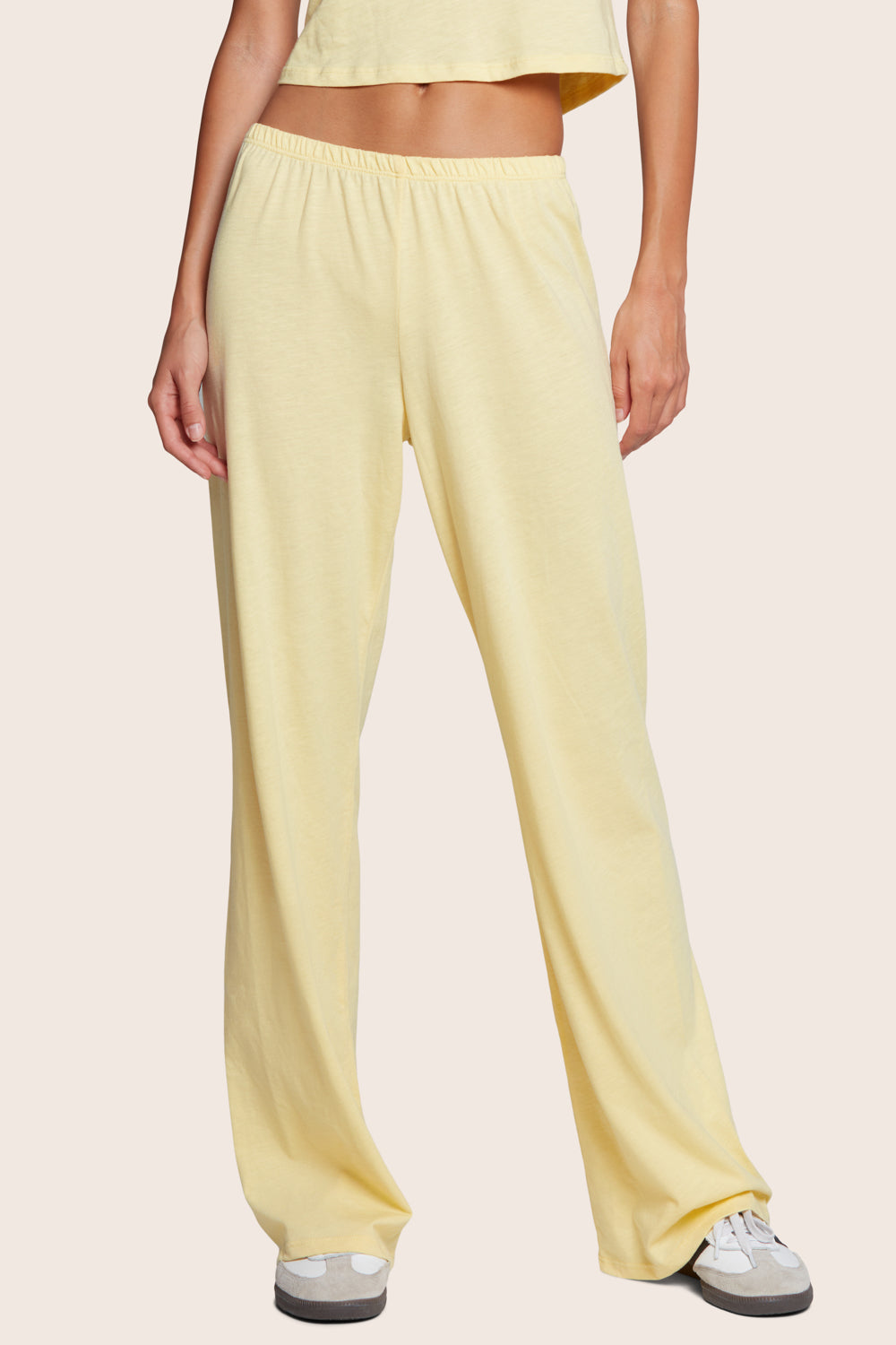 CLASSIC COTTON DAILY LINNY PANTS - LEMONADE Featured Image