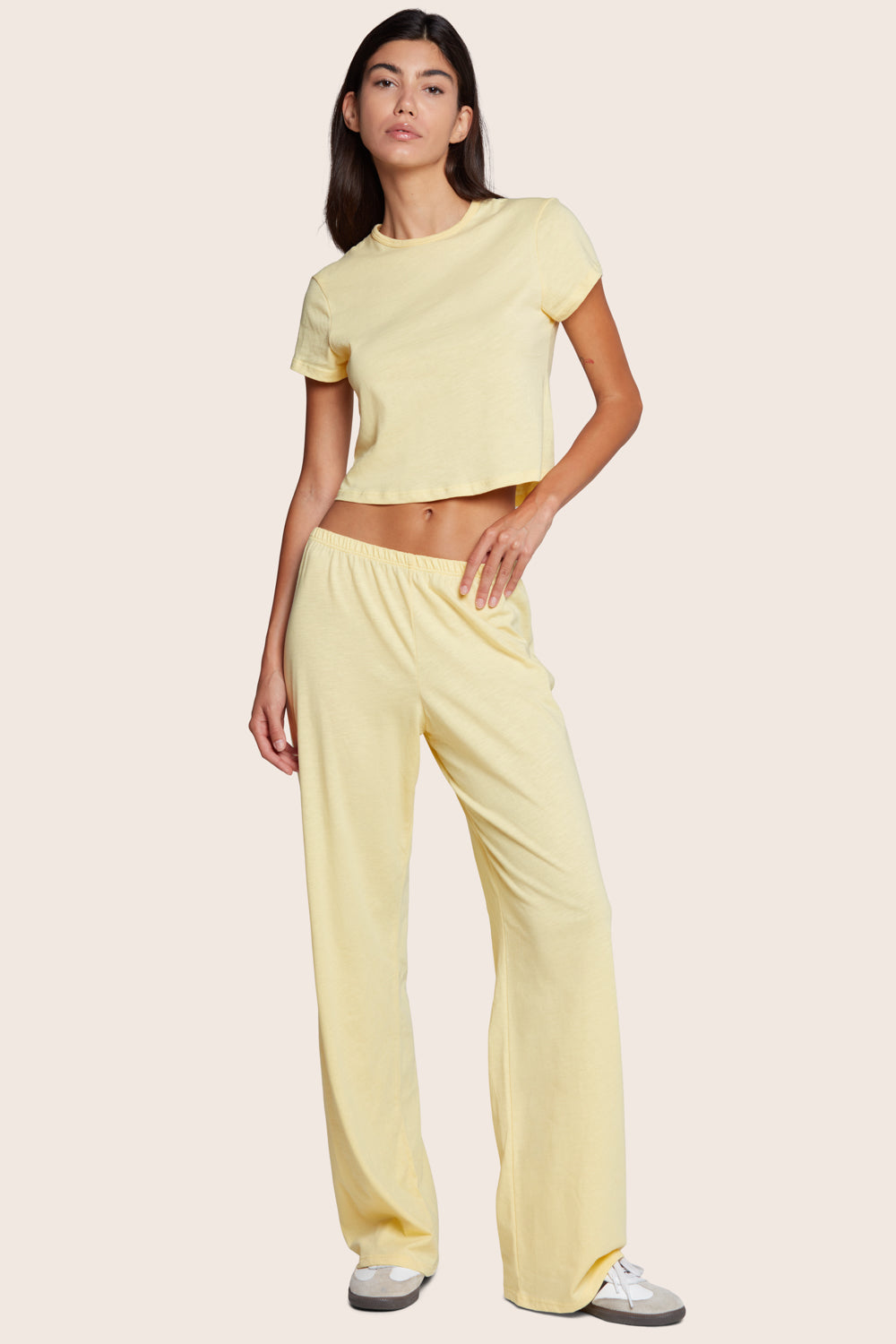 SET™ CLASSIC COTTON DAILY LINNY PANTS IN LEMONADE