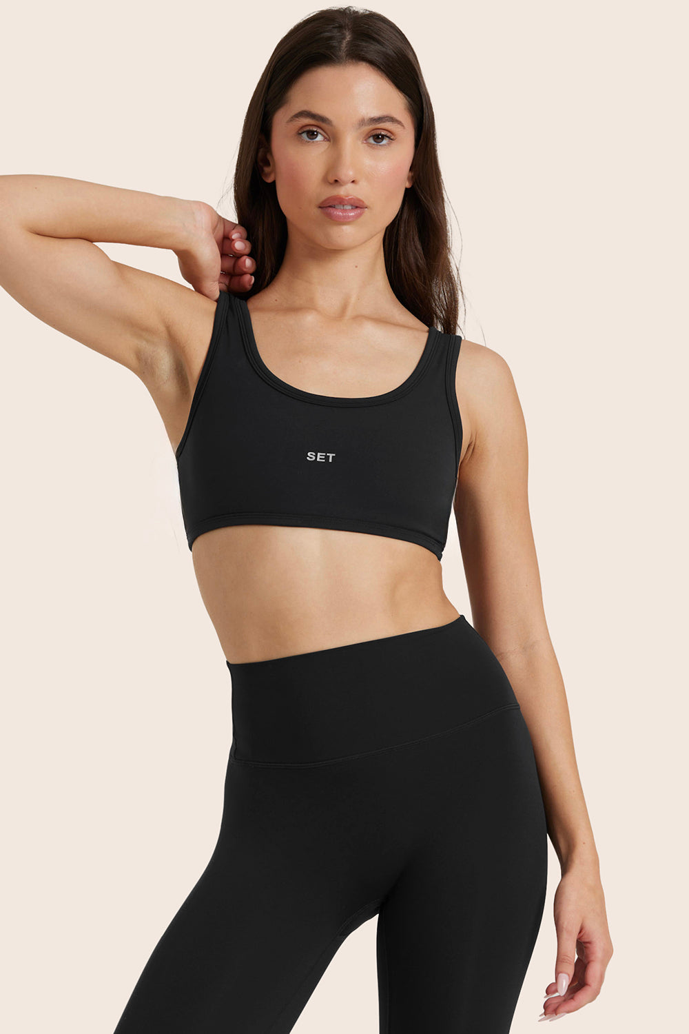 AIRLUXE™ BREATHE SCOOP BRA - ONYX Featured Image