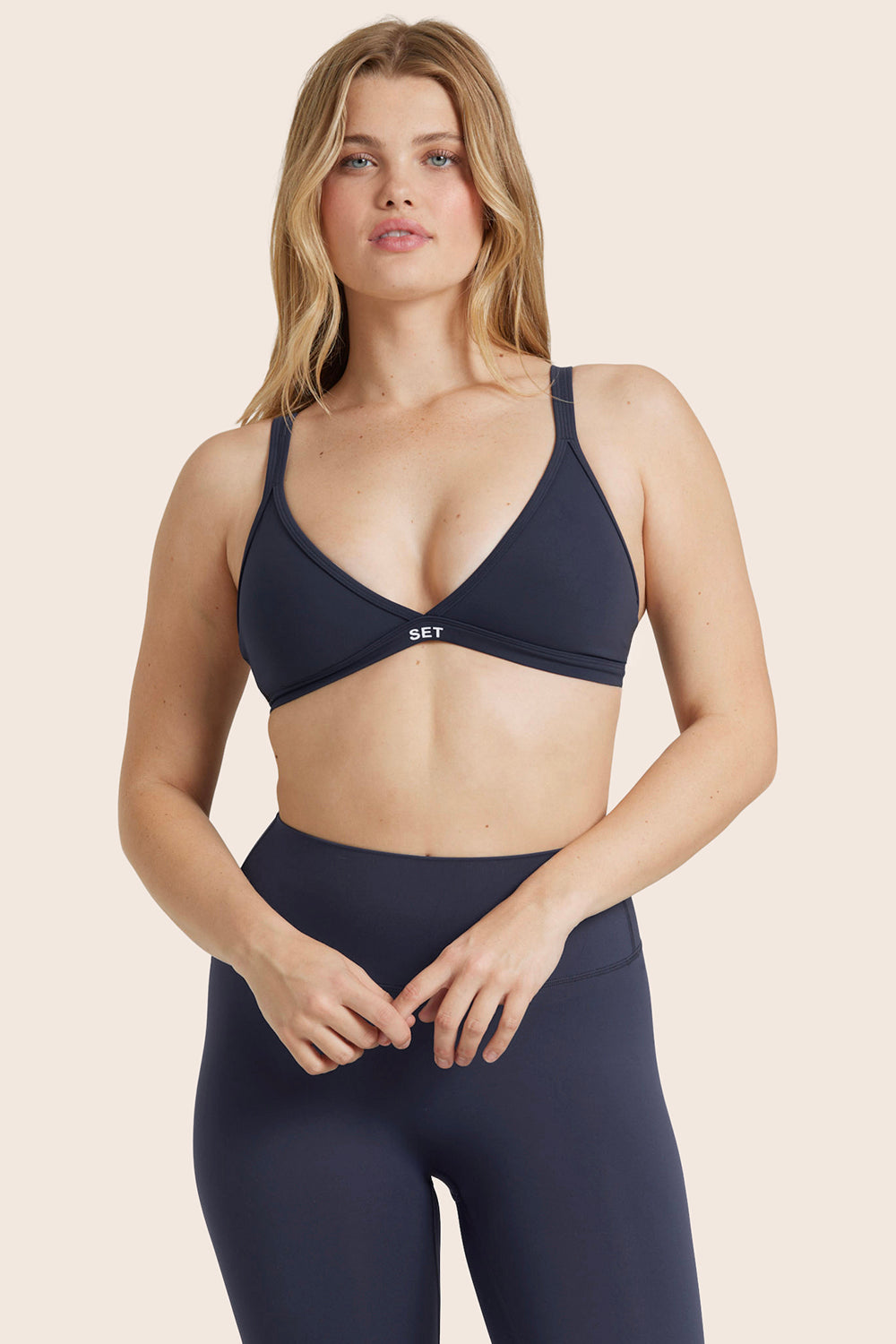 AIRLUXE™ BREATHE TRIANGLE BRA - SPADES Featured Image