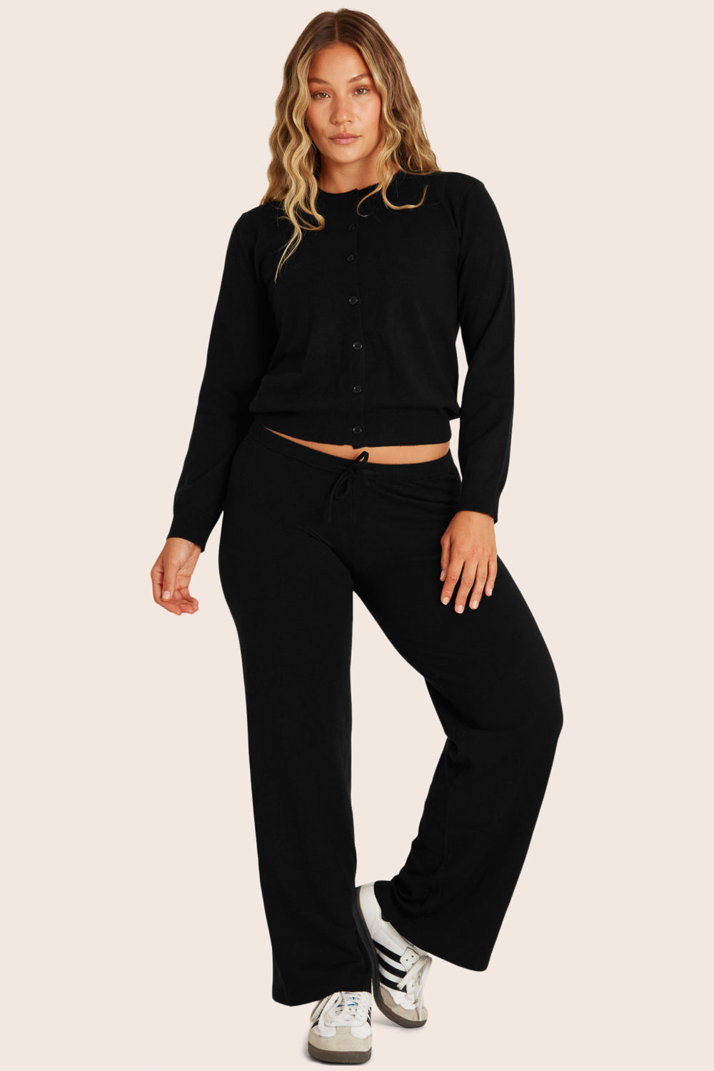 SET™ FLAT KNIT EVERYDAY PANTS IN ONYX