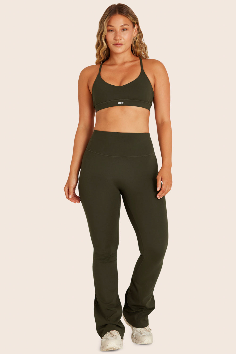 SET™ SPORTBODY® FLARE LEGGINGS IN AFTER HOURS