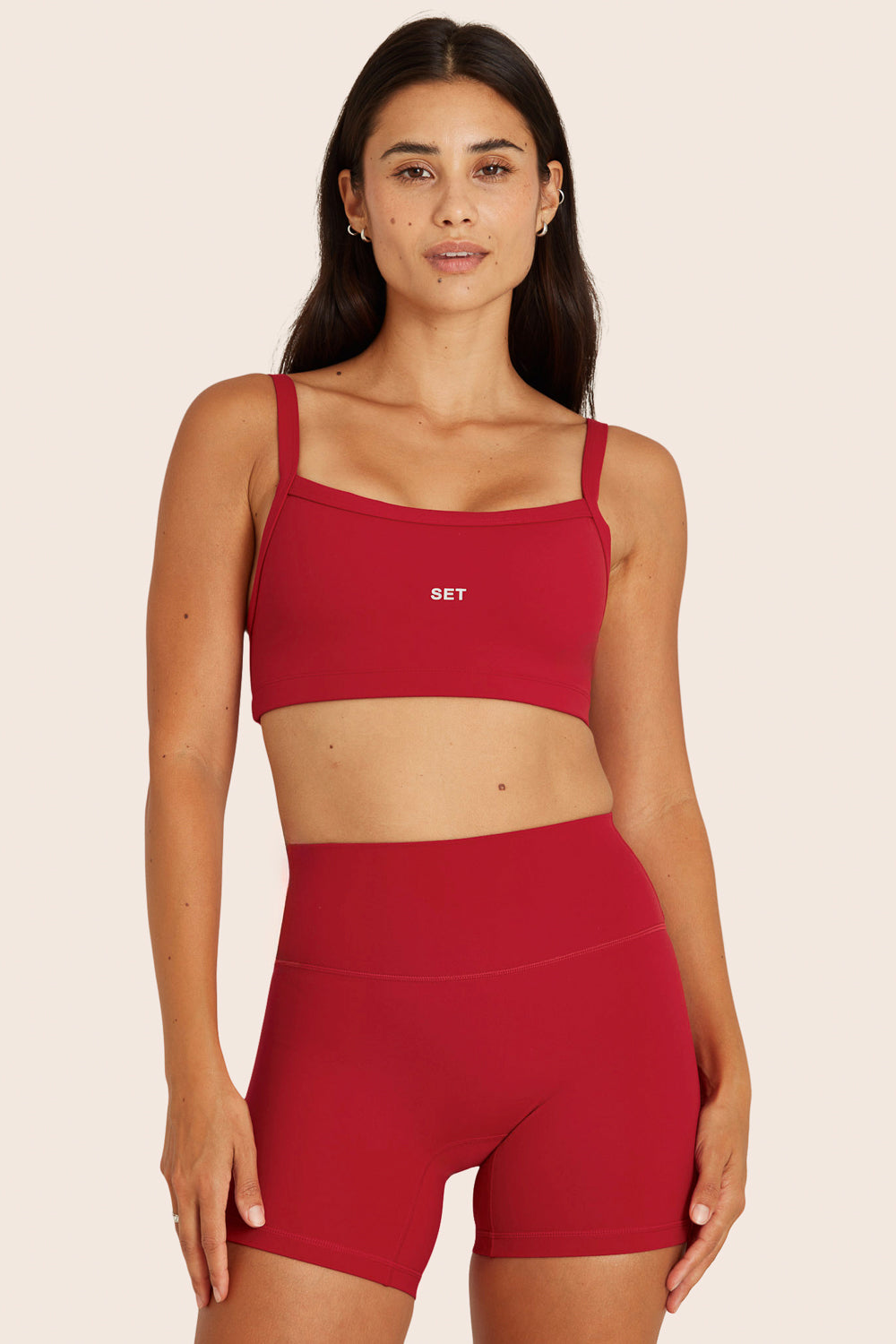 SET™ SPORTBODY® SCOOP BRA IN APPLE