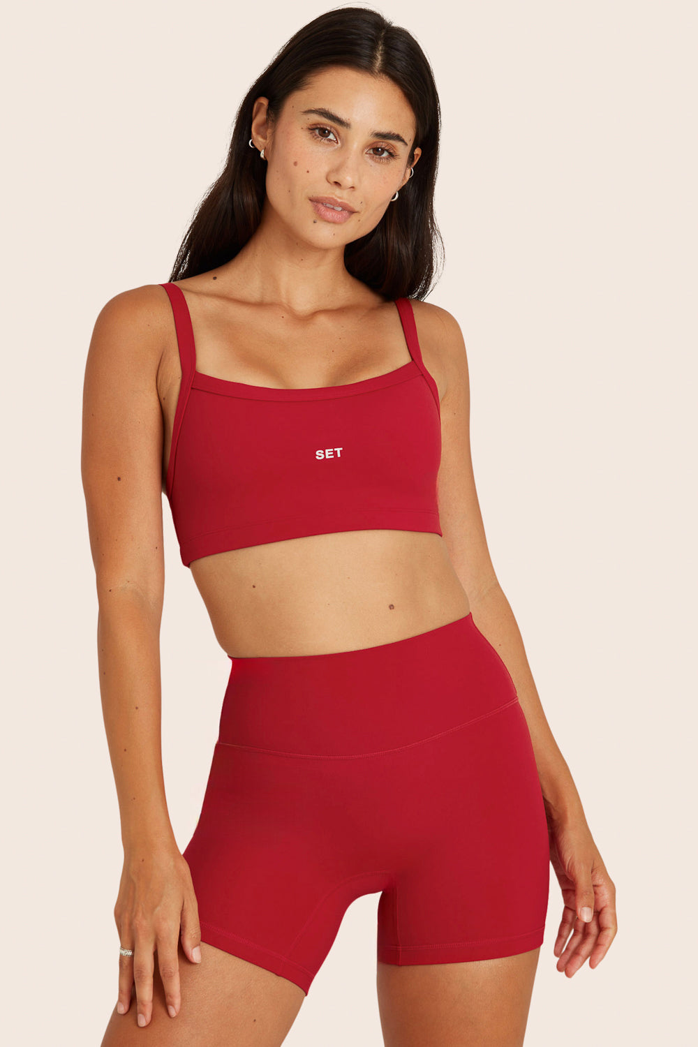 SET™ SPORTBODY® SCOOP BRA IN APPLE