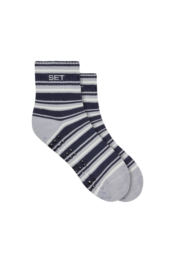 SET STRIPE SHORTY GRIP SOCKS - BIRDIE