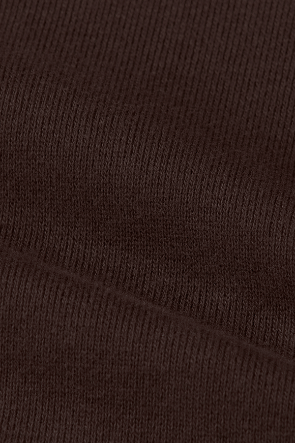 HEAVYWEIGHT SWEATS HALF ZIP - ESPRESSO