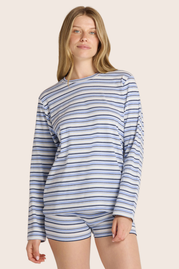 STRIPE JERSEY STRIPE OVERSIZED LONG SLEEVE - SAILOR – SET ACTIVE STRIPE JERSEY STRIPE OVERSIZED LONG SLEEVE - SAILOR – SET ACTIVE