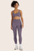 MODEL WEARS SCULPTFLEX® POWER HIGH-RISE LEGGINGS IN GENESIS 