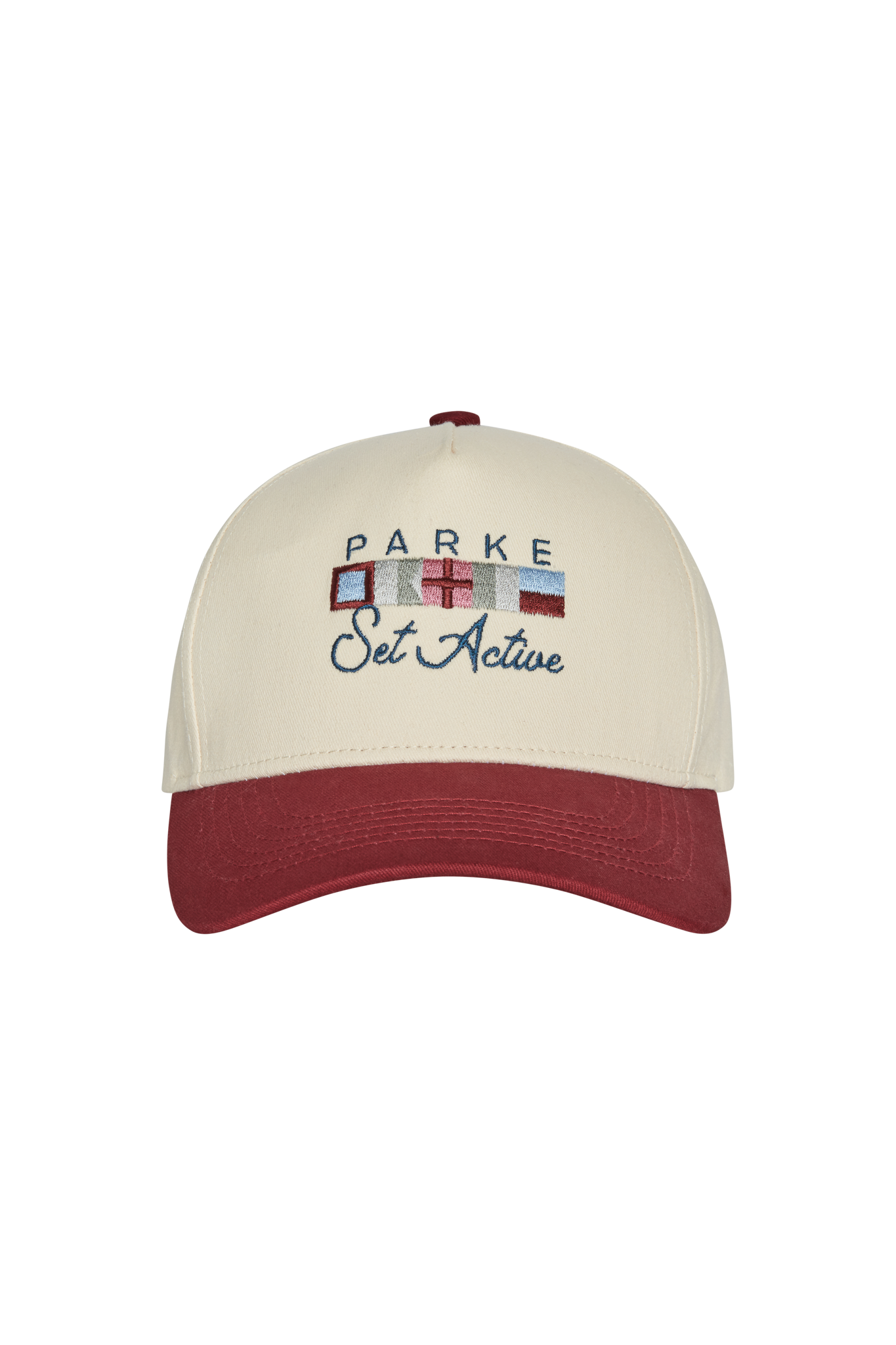 Cap with 'Parke' and 'Set Active' text on a white background