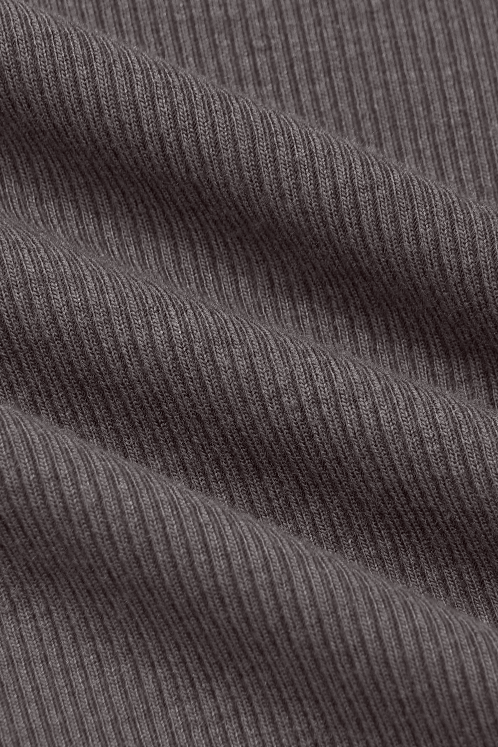 RIBBED MODAL FORM CROP - GRAPHITE