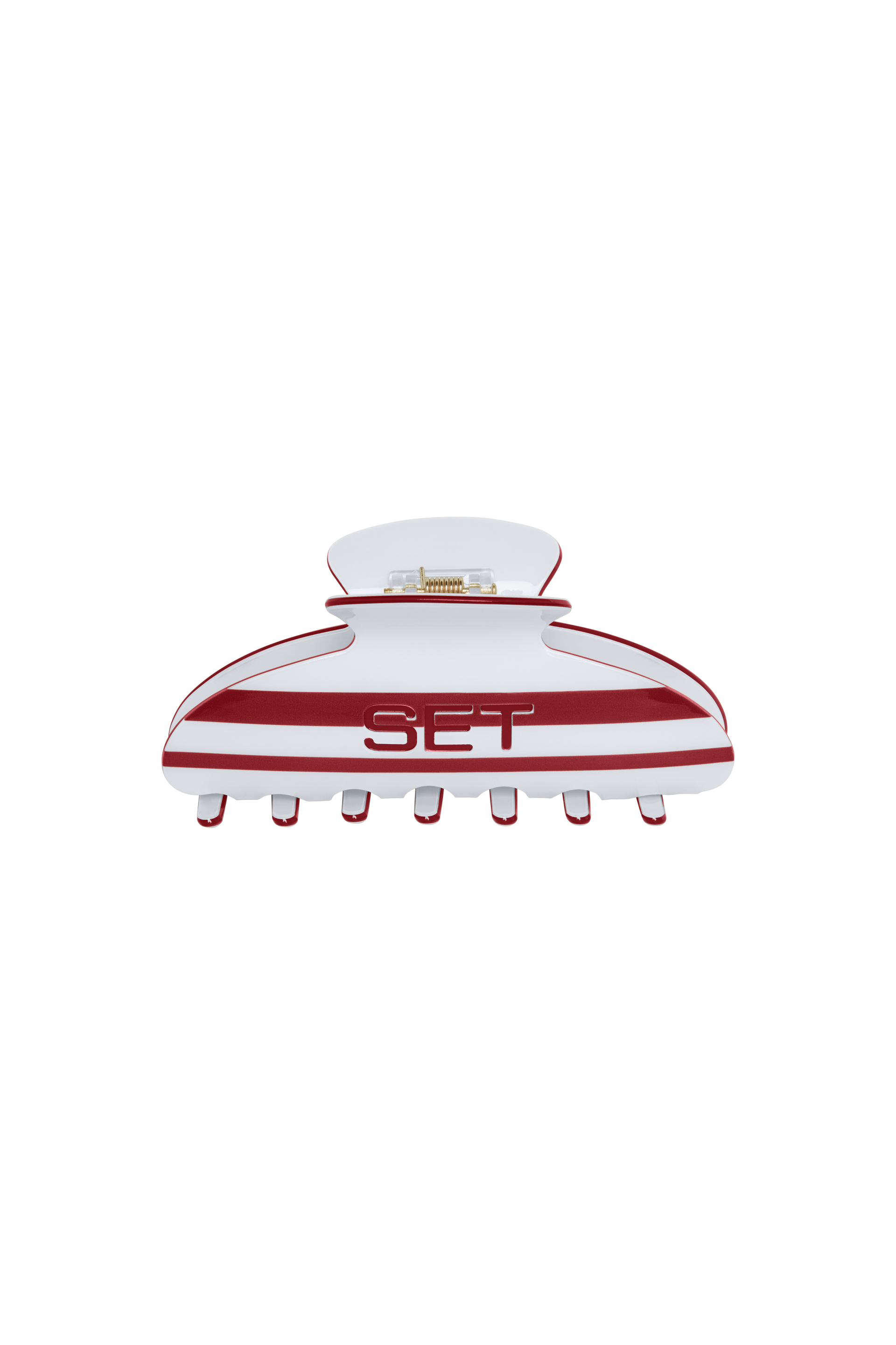 SET STRIPE CLAW CLIP - ROMA