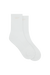 White sock on a white background