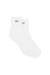 White socks with red 'SET' logo on a white background