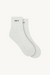 Two white socks with 'SET' branding on a white background