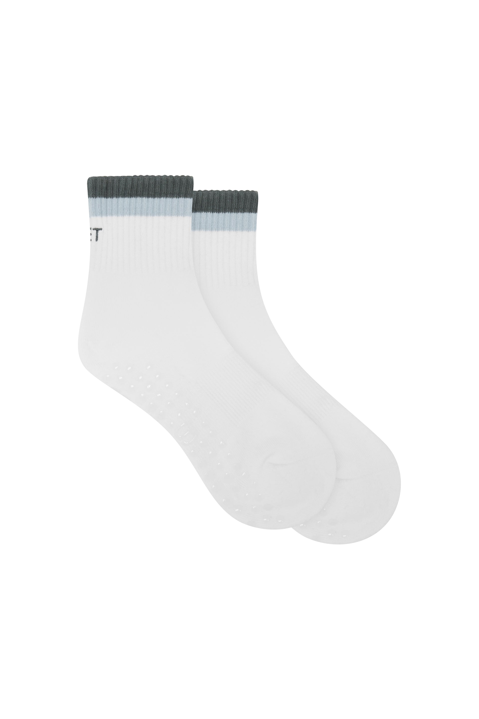 SET PILATES SHORTY SOCKS - SLATE/FROST