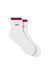 SET LAYERED GRIP SOCKS - WHITE/ROUGE