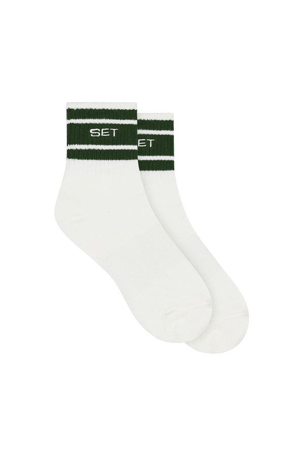 SET STRIPE SHORTY SOCKS - COURTSIDE