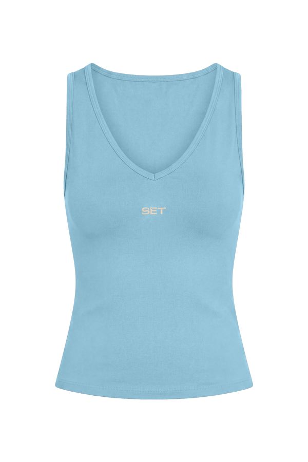 STRETCH COTTON ESSENTIAL SET SCOOP V TANK - REEF