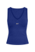STRETCH COTTON ESSENTIAL SET SCOOP V TANK - TOUCAN