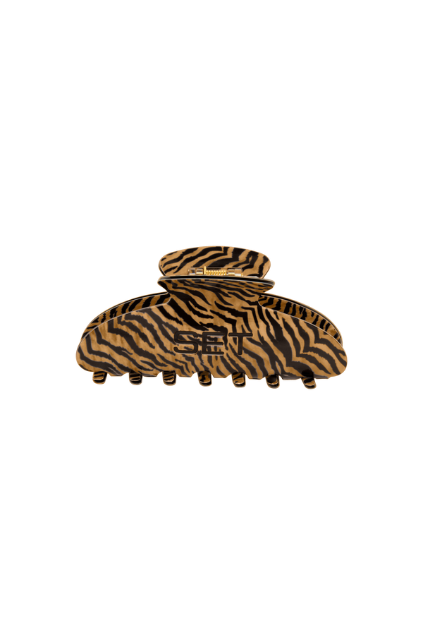 SET ANIMAL PRINT CLAW CLIP - ROAR