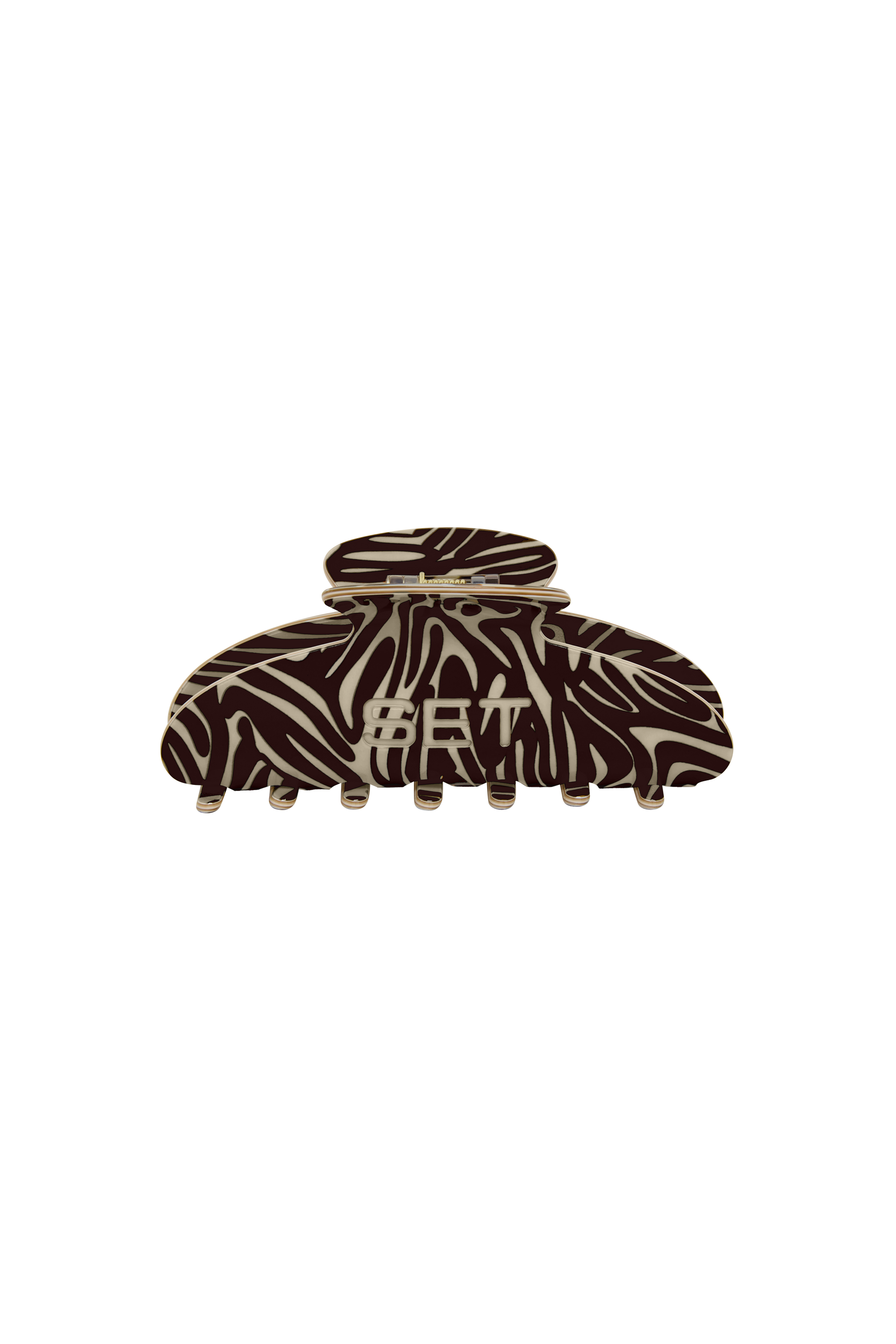SET ANIMAL PRINT CLAW CLIP - GALLOP