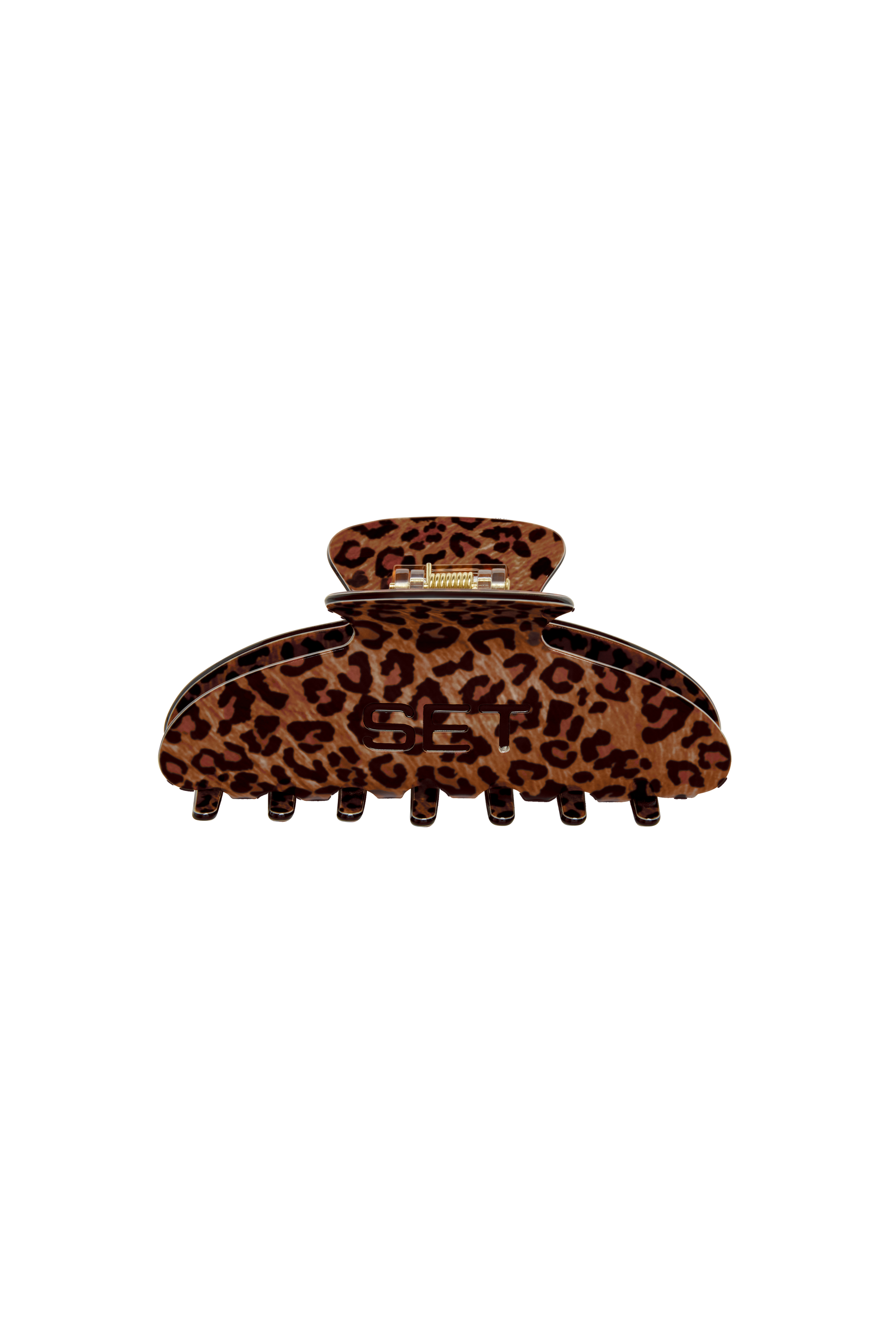 SET ANIMAL PRINT CLAW CLIP - SAVANNAH