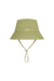 Green bucket hat on a white background 