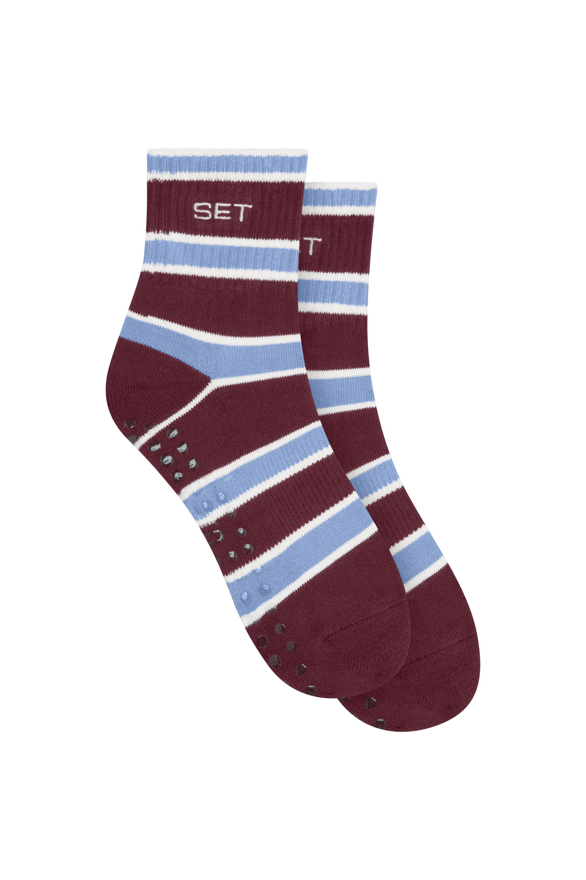 SET STRIPE SHORTY GRIP SOCKS - COASTER