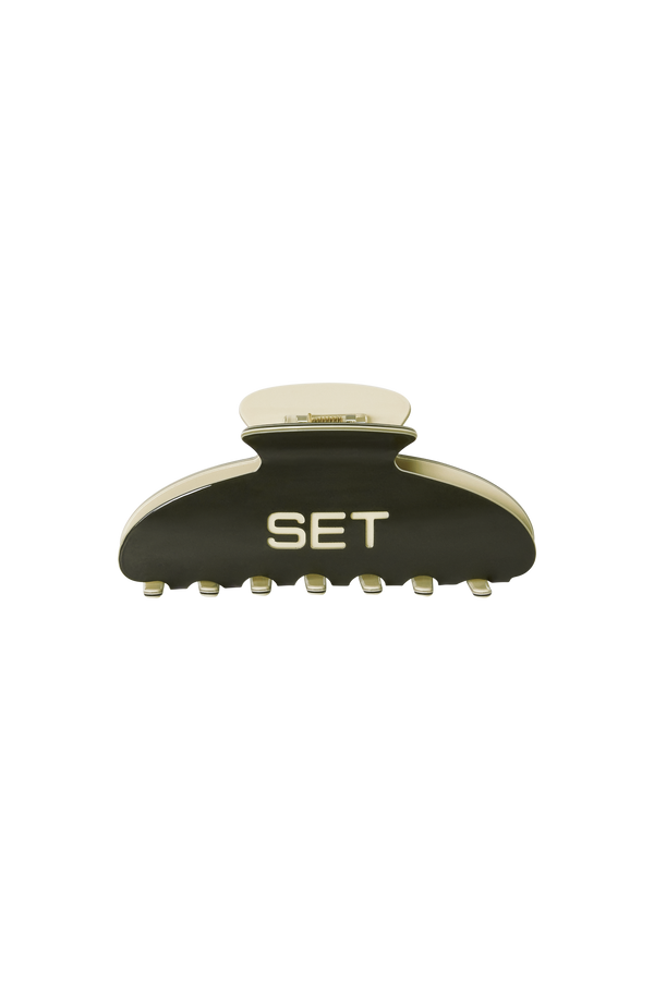 SET COLOR BLOCK CLAW CLIP - COURTSIDE
