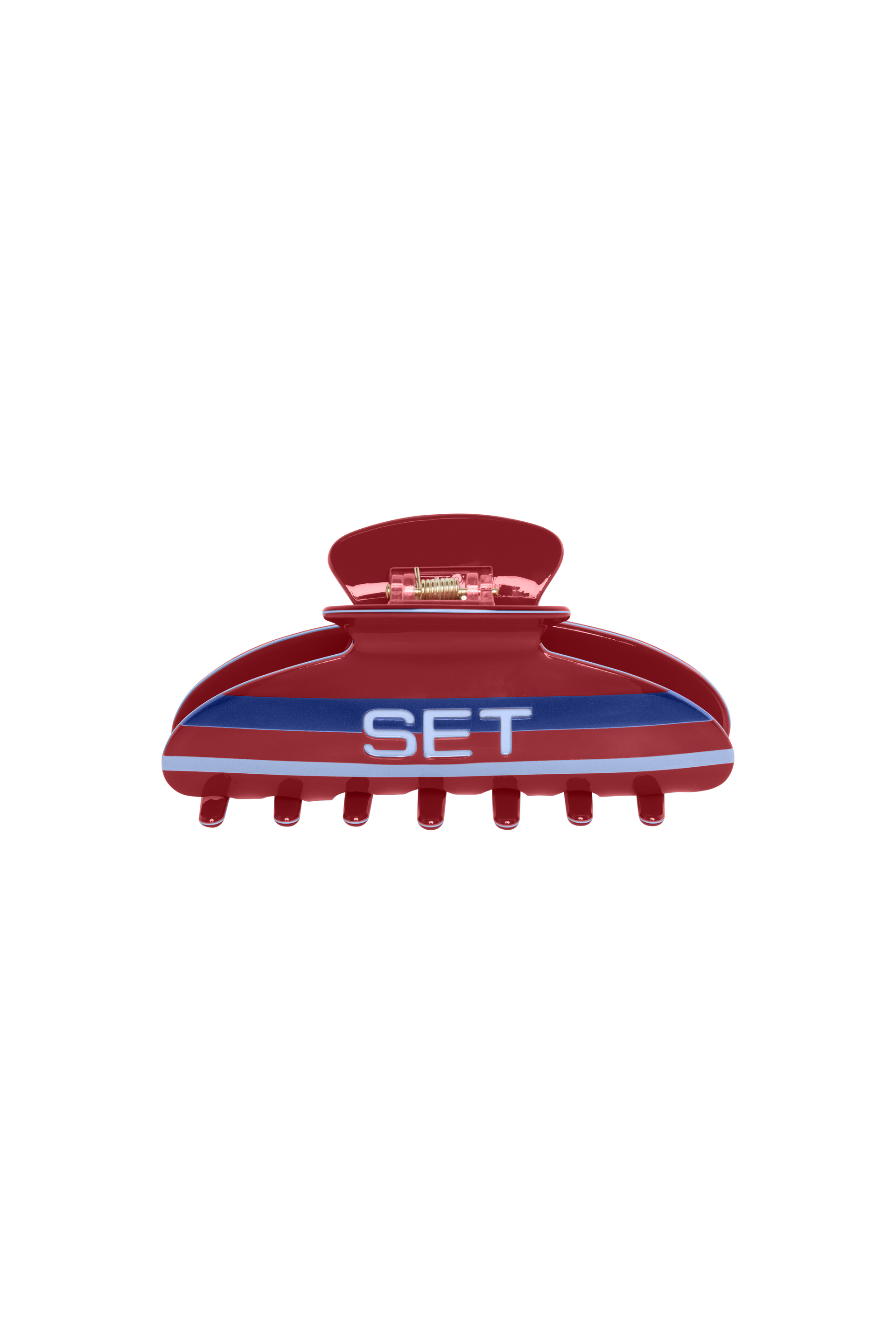 SET STRIPE CLAW CLIP - VESPA