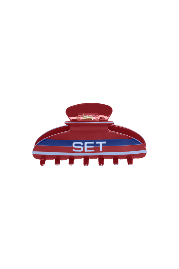 SET STRIPE CLAW CLIP - VESPA