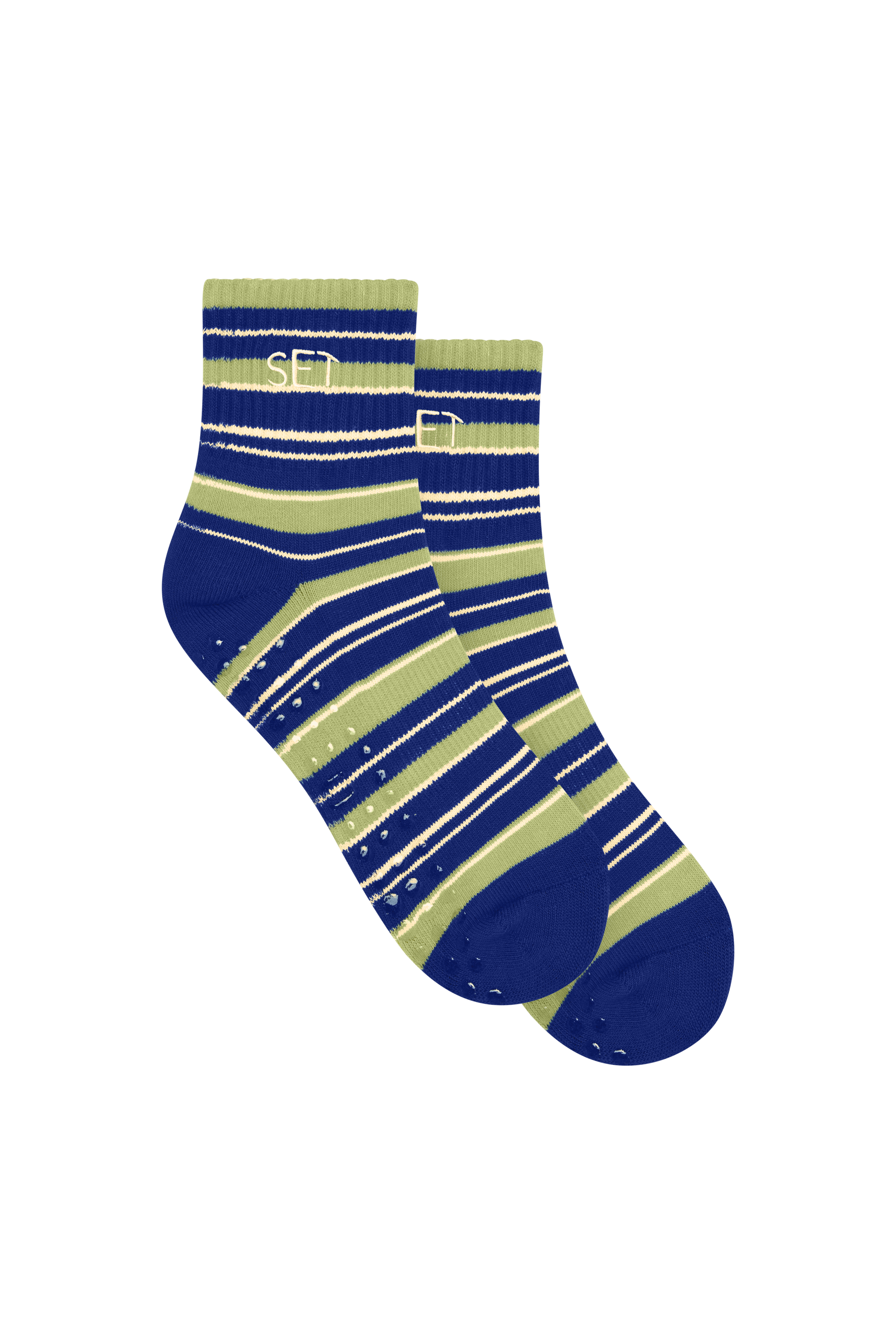  SET STRIPE SHORTY GRIP SOCKS  - TOUCAN