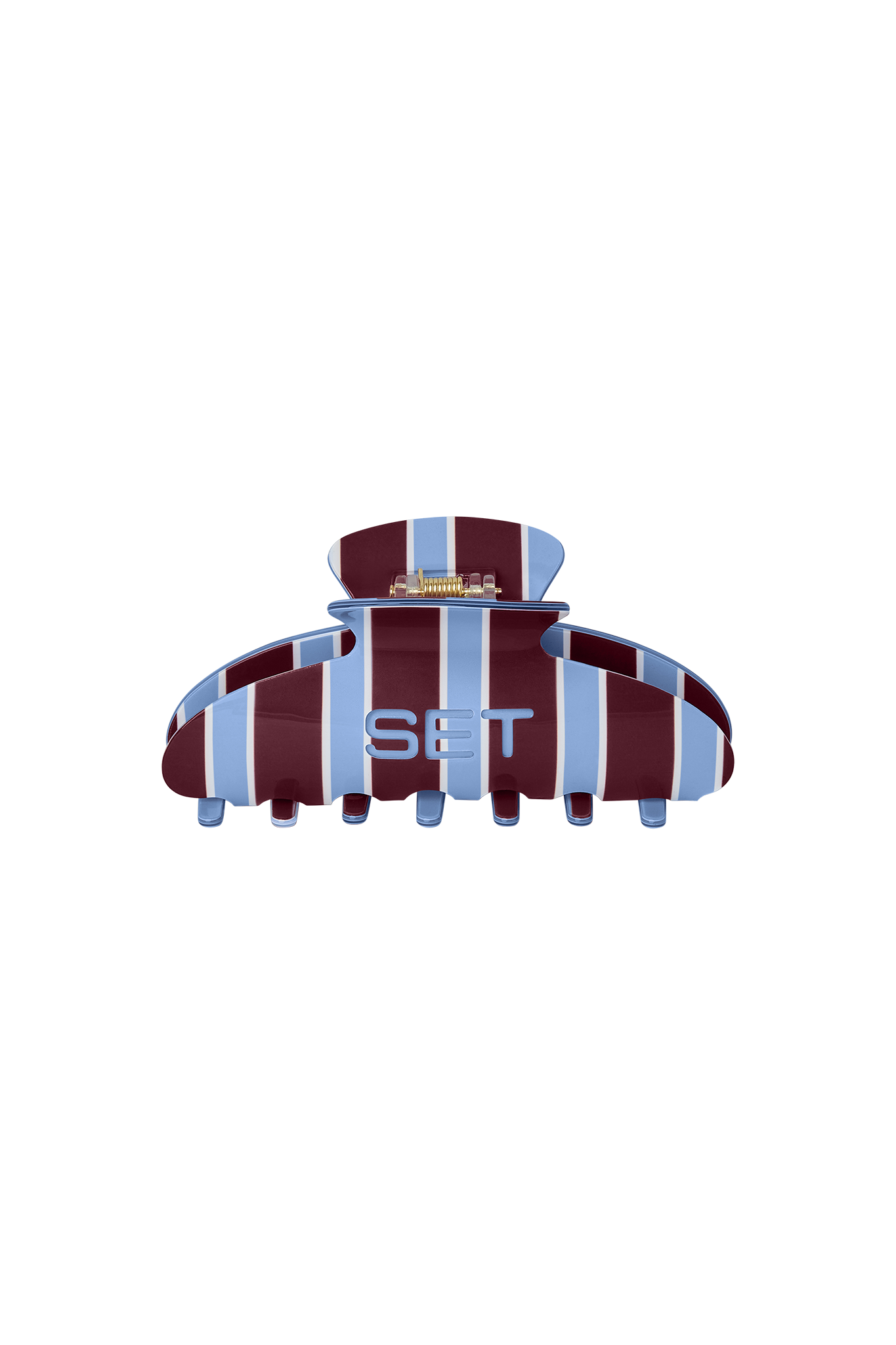 SET STRIPE CLAW CLIP - COASTER