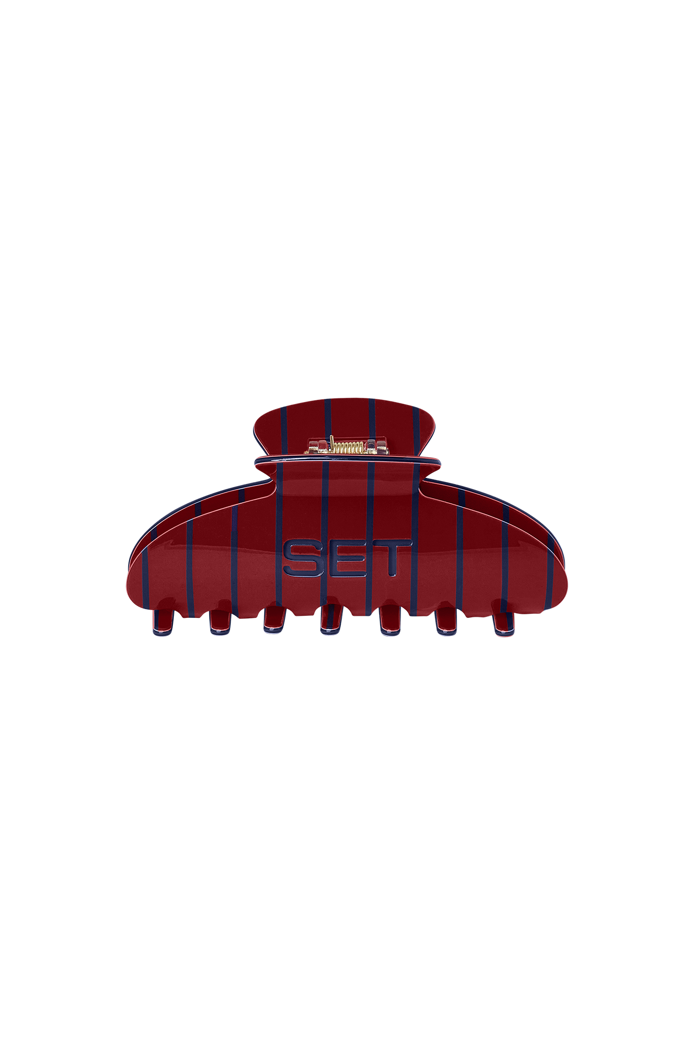 SET STRIPE CLAW CLIP - FIREWORK