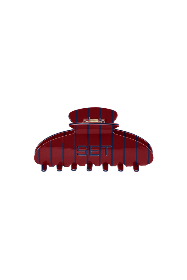 SET STRIPE CLAW CLIP - FIREWORK