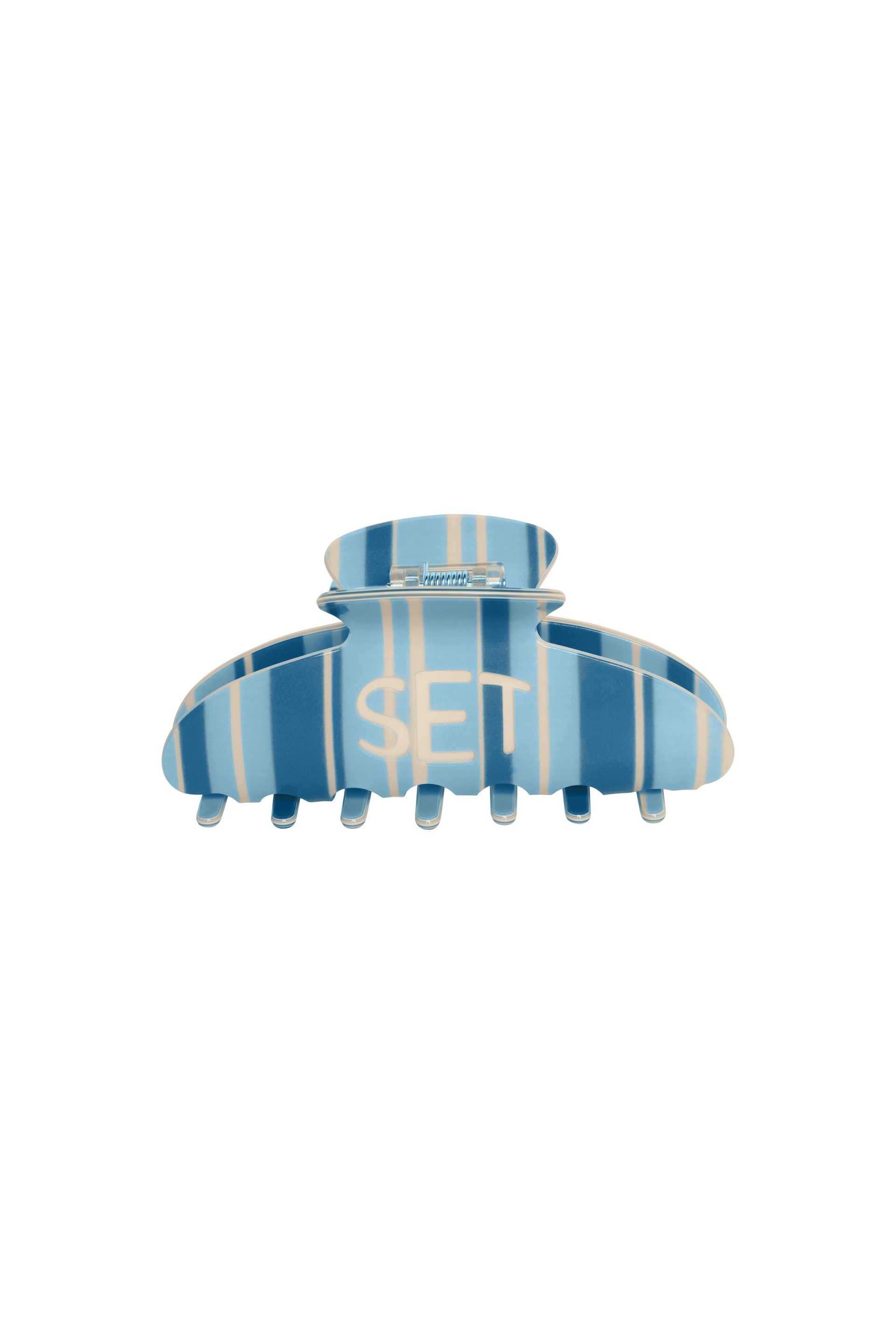SET STRIPE CLAW CLIP - REEF