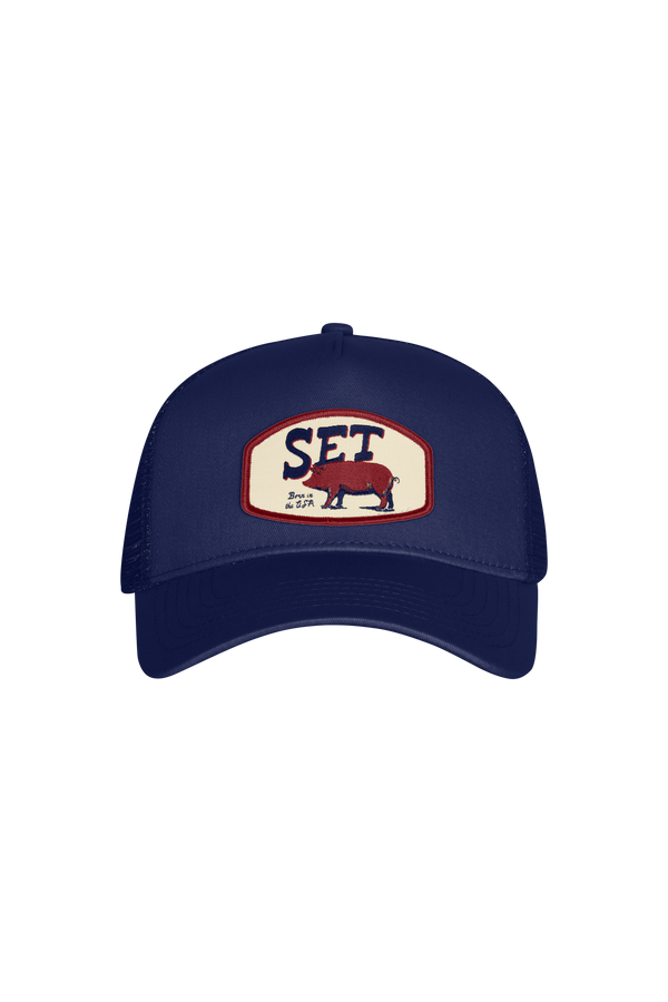 SET PATCH STATE FAIR TRUCKER HAT - FIREWORK