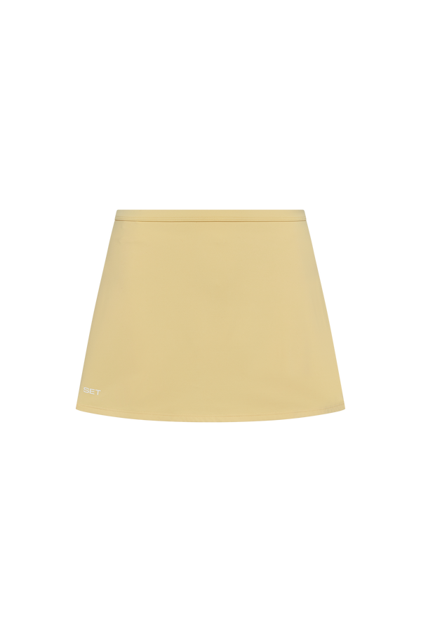 Beige lampshade on a white background