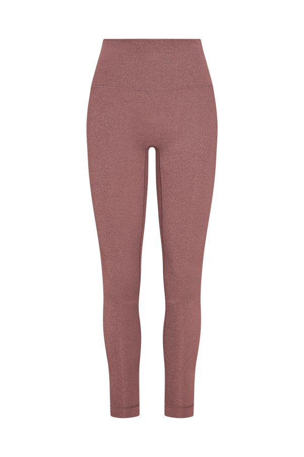 Mauve leggings on a white background
