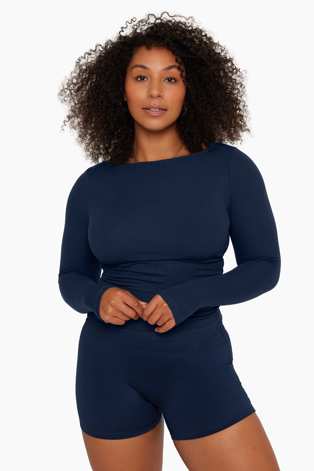 SET™ BOAT NECK LONG SLEEVE IN EMPIRE