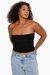 SET™ RIBBED TUBE TOP IN ONYX 