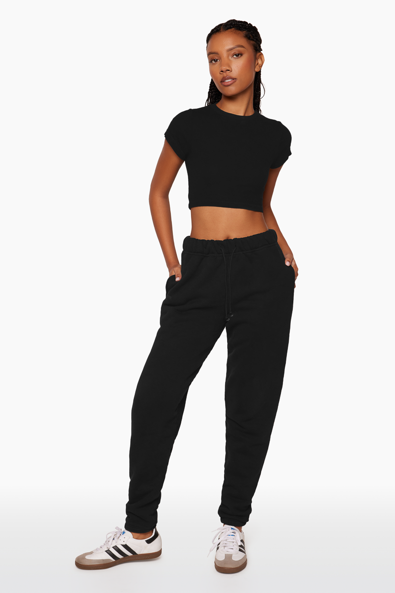 SET™ DRAWSTRING SWEATPANTS IN ONYX