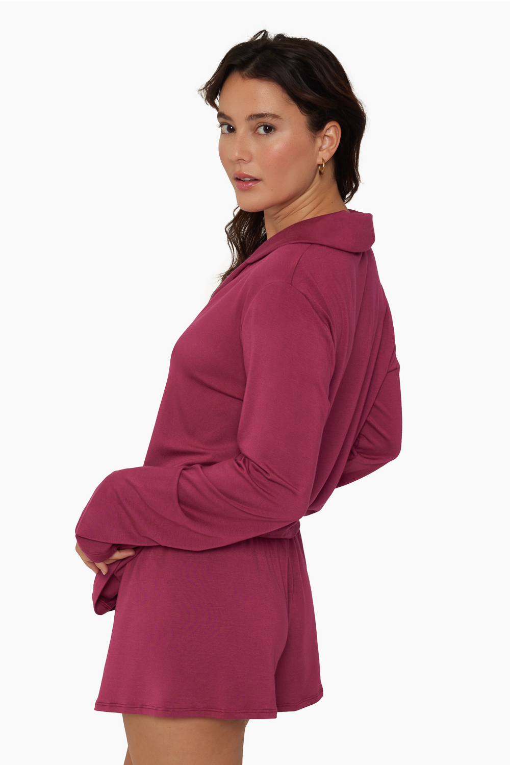 SET™ SLEEP BUTTON DOWN IN ORCHID