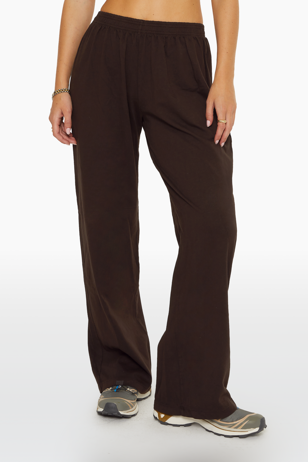 HEAVY COTTON EASY PANTS - ESPRESSO Featured Image